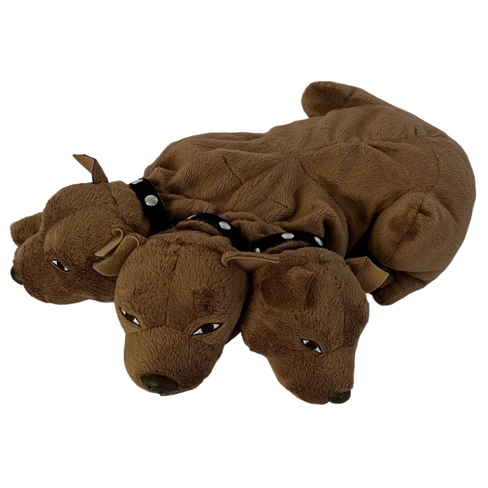 Universal Studios Wizarding World Harry Potter Fluffy 3 Headed Dog Plush Puppet